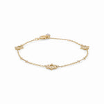 14K Yellow Gold Star Women's Bracelet - Miral Jewelry