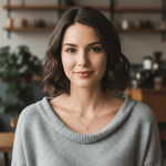 14K Yellow Gold Star Women's Necklace 18" - Miral Jewelry