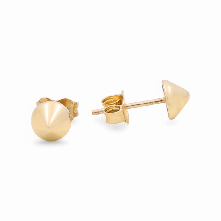 14K Yellow Gold Stud Earrings - Miral Jewelry