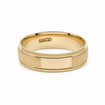 14K Yellow Gold Wedding Band - Miral Jewelry