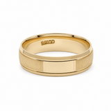14K Yellow Gold Wedding Band - Miral Jewelry