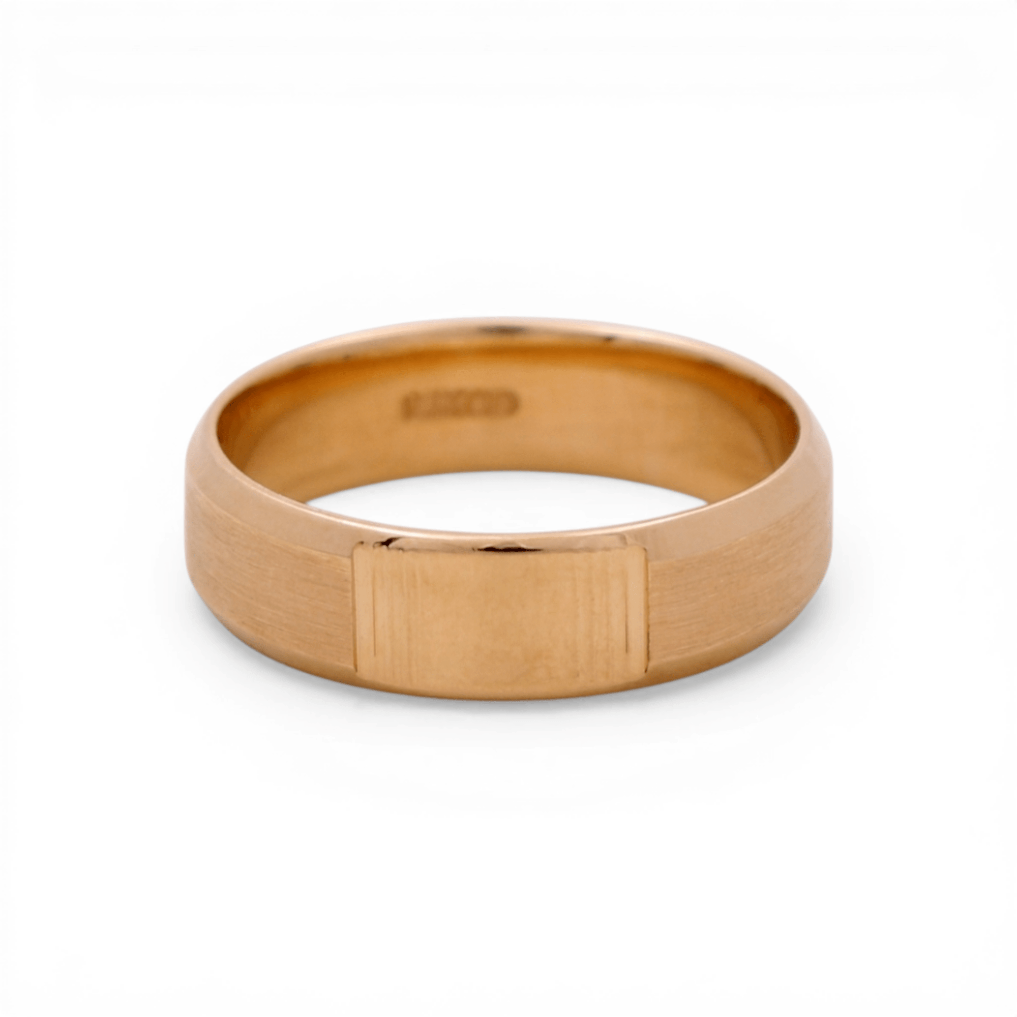 14K Yellow Gold Wedding Band - Miral Jewelry