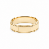 14K Yellow Gold Wedding Band - Miral Jewelry