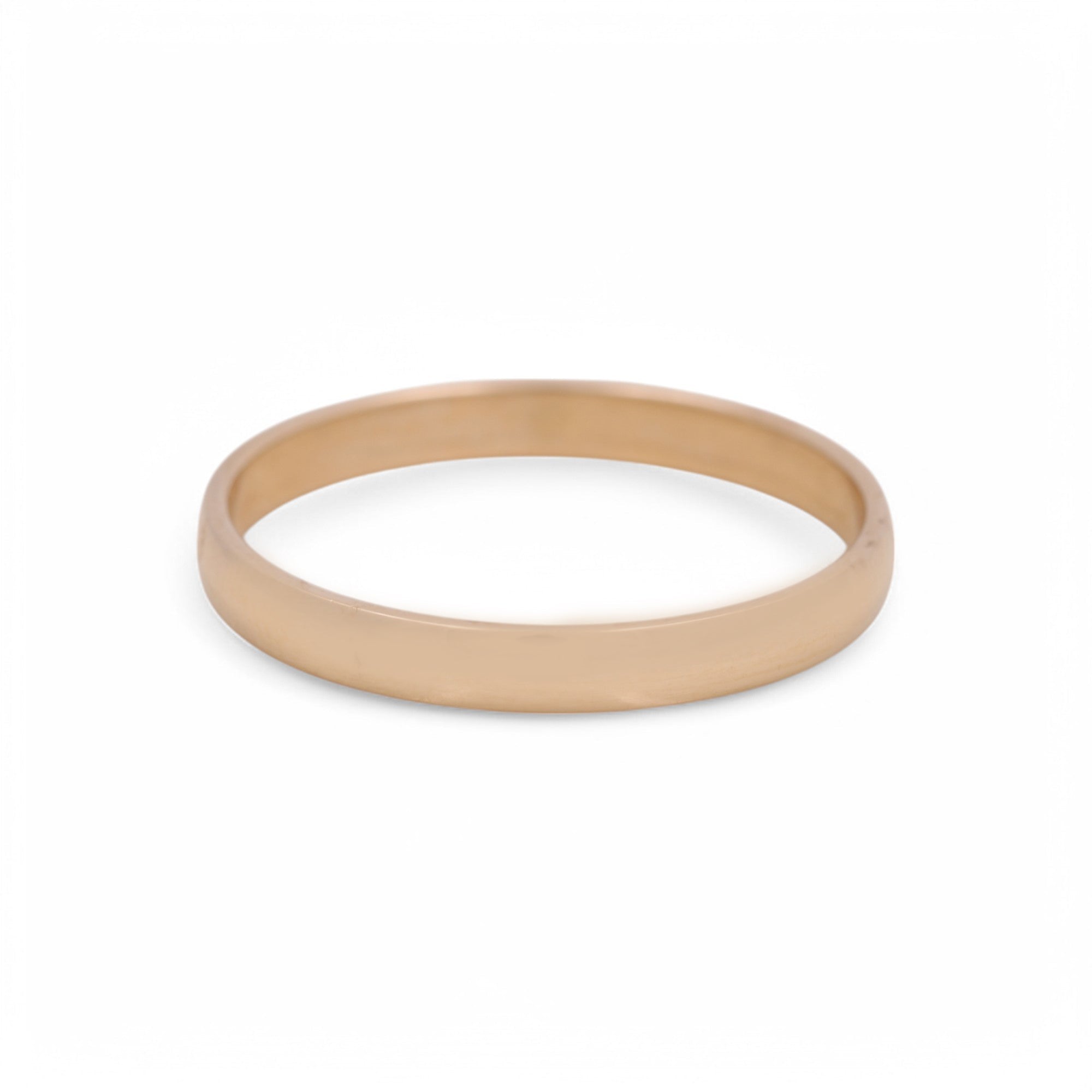 14K Yellow Gold Wedding Band Men's Ring - Miral Jewelry