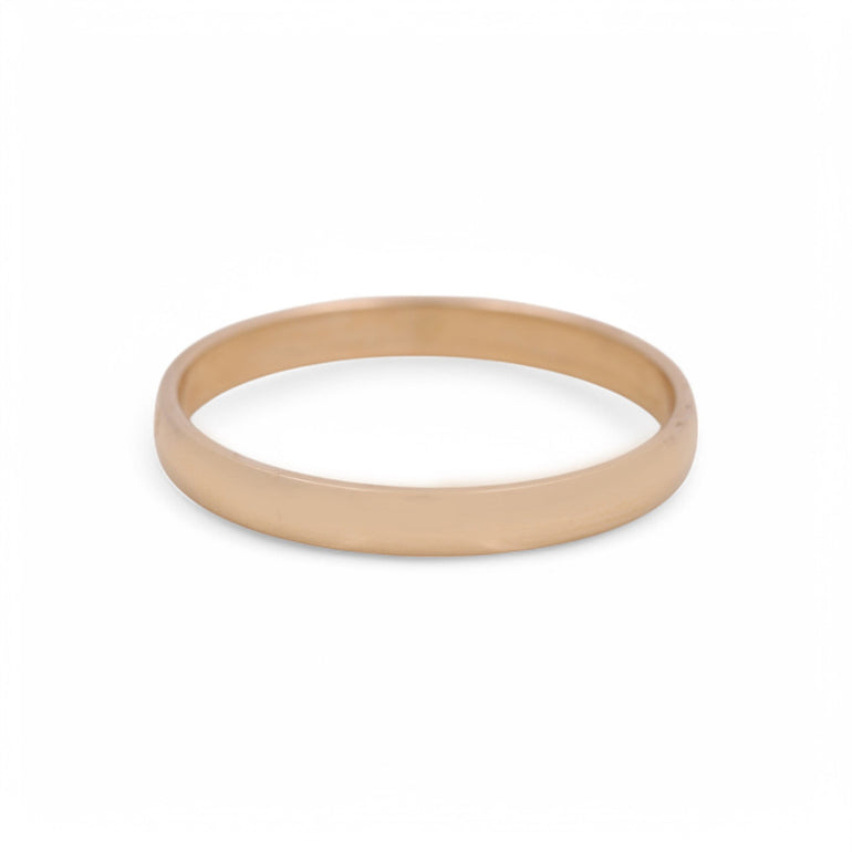 14K Yellow Gold Wedding Band Ring - Miral Jewelry