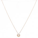 14k Yellow Gold Fancy Link Diamond Necklace 18" with 0.33Tw Round Diamonds