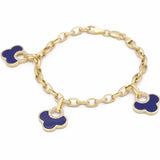 Yellow Gold 14K Fashion Bracelet With Diamonds Miral Jewelry