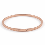 Rose Gold 14K  Bangle  Diamond Bracelet with 1.00Tw Round Diamonds