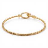 Yellow Gold 14K Women's Bracelet Bangle Diamond Bracelet 0.26 Tw Round Diamonds