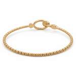 Yellow Gold 14K  Bangle Diamond Bracelet with 0.50Tw Round Diamonds