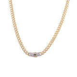 14K Men's Yellow Gold  Monaco Chain 22"