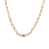 10K Yellow Gold Monaco Chain 16"
