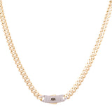 14K Men's Yellow Gold  Monaco Chain 22"
