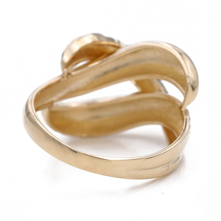18k yellow gold snake fashion ring.
Product Name: 14K Yellow Gold Smooth and Hammered Fashion Ring
Brand Name: Miral Jewelry

Miral Jewelry presents the 14K Yellow Gold Smooth and Hammered Fashion Ring.