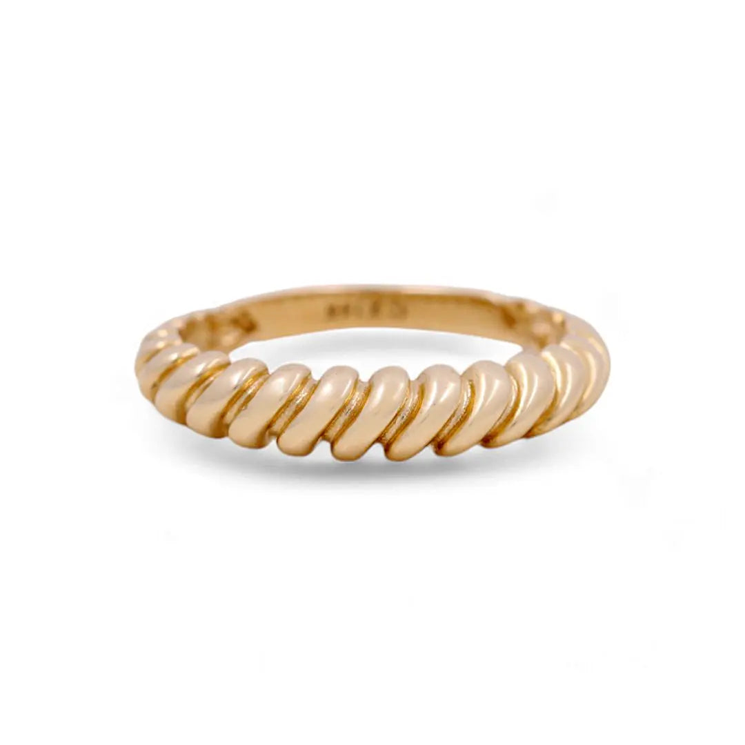 14K Yellow Gold Fashion Women's Ring Miral Jewelry