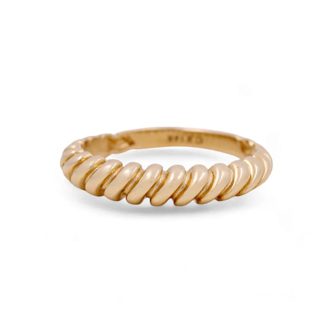 14K Yellow Gold Fashion Women's Ring Miral Jewelry