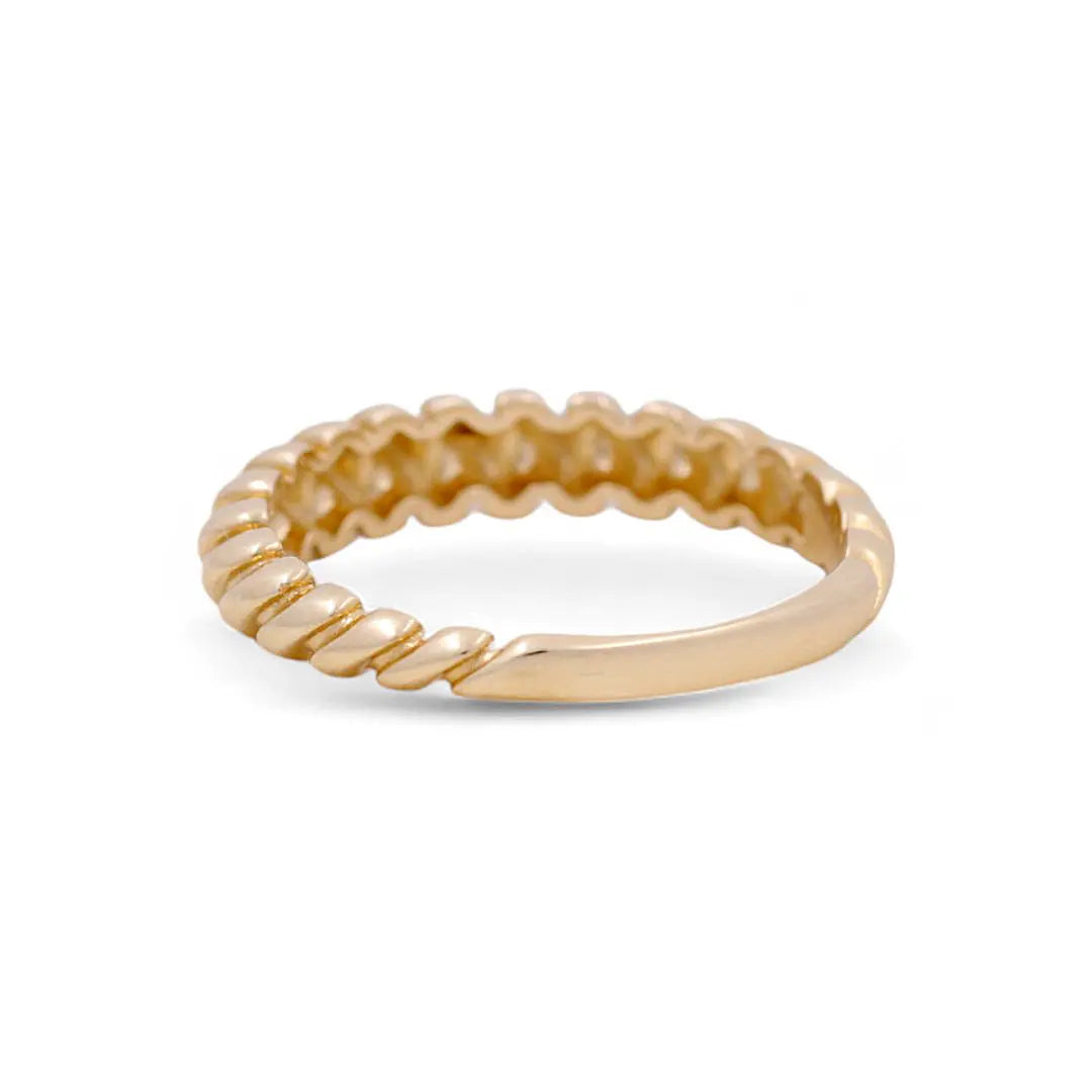 14K Yellow Gold Fashion Women's Ring Miral Jewelry