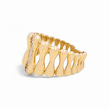 14K  Yellow Gold  Fashion with Cz Women's Ring