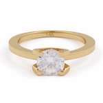 14K Yellow Gold Engagement Fashion Women's Ring