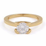 14K Yellow Gold Engagement Fashion Women's Ring