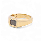 14k Yellow Gold Square Onix Fashion Ring