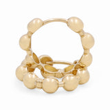 14K Yellow Gold Small Hoop Earrings