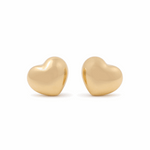 14K Yellow Gold  Heart Earrings