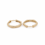 14K Yellow Gold  Small Hoop Earrings