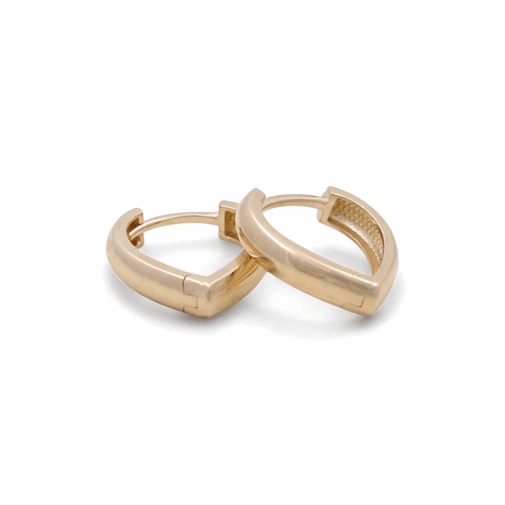 14K Yellow Gold  Small Hoop Earrings