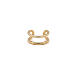 14K Yellow Gold  Hoop Piercing Earrings