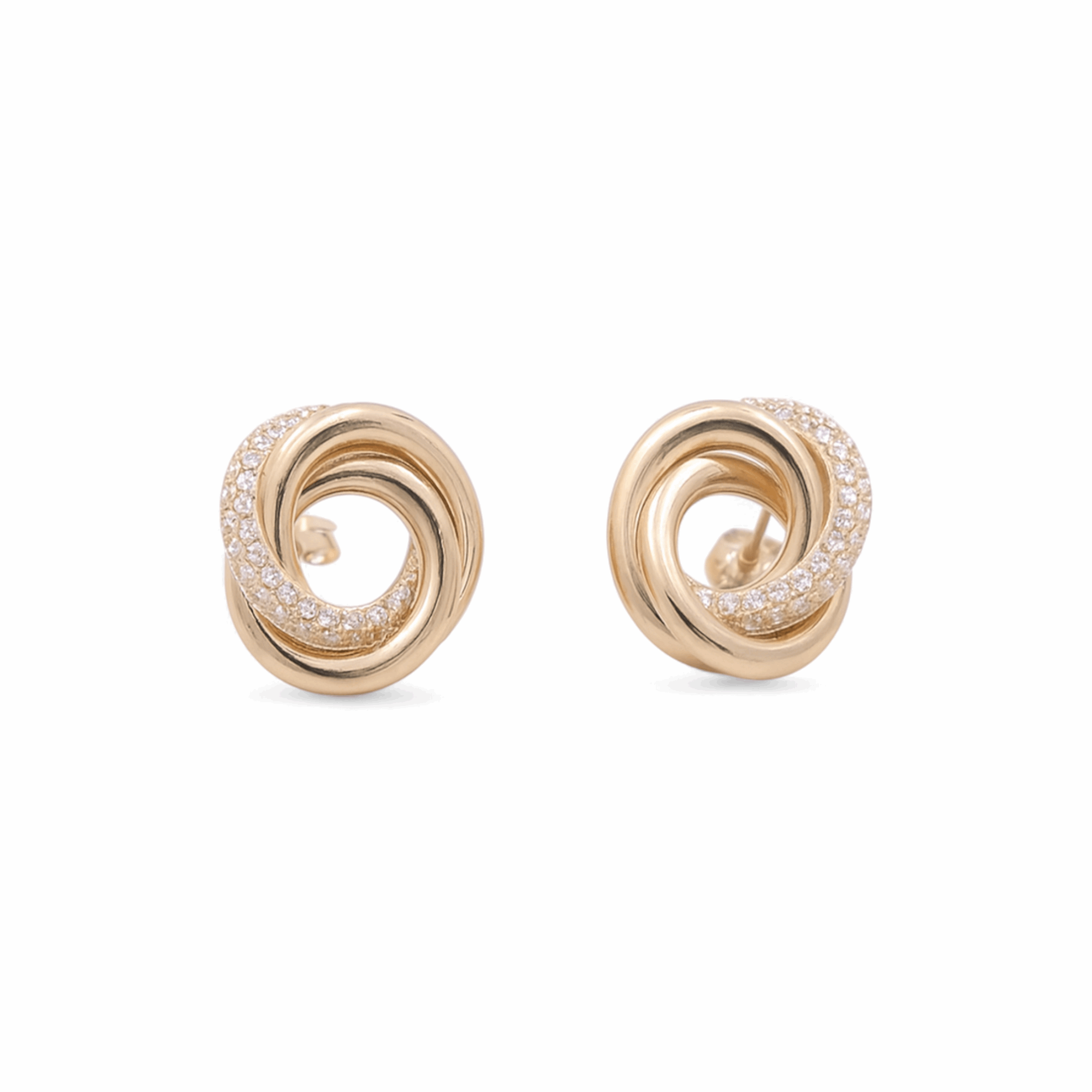 14K Yellow Gold  Nude Earrings