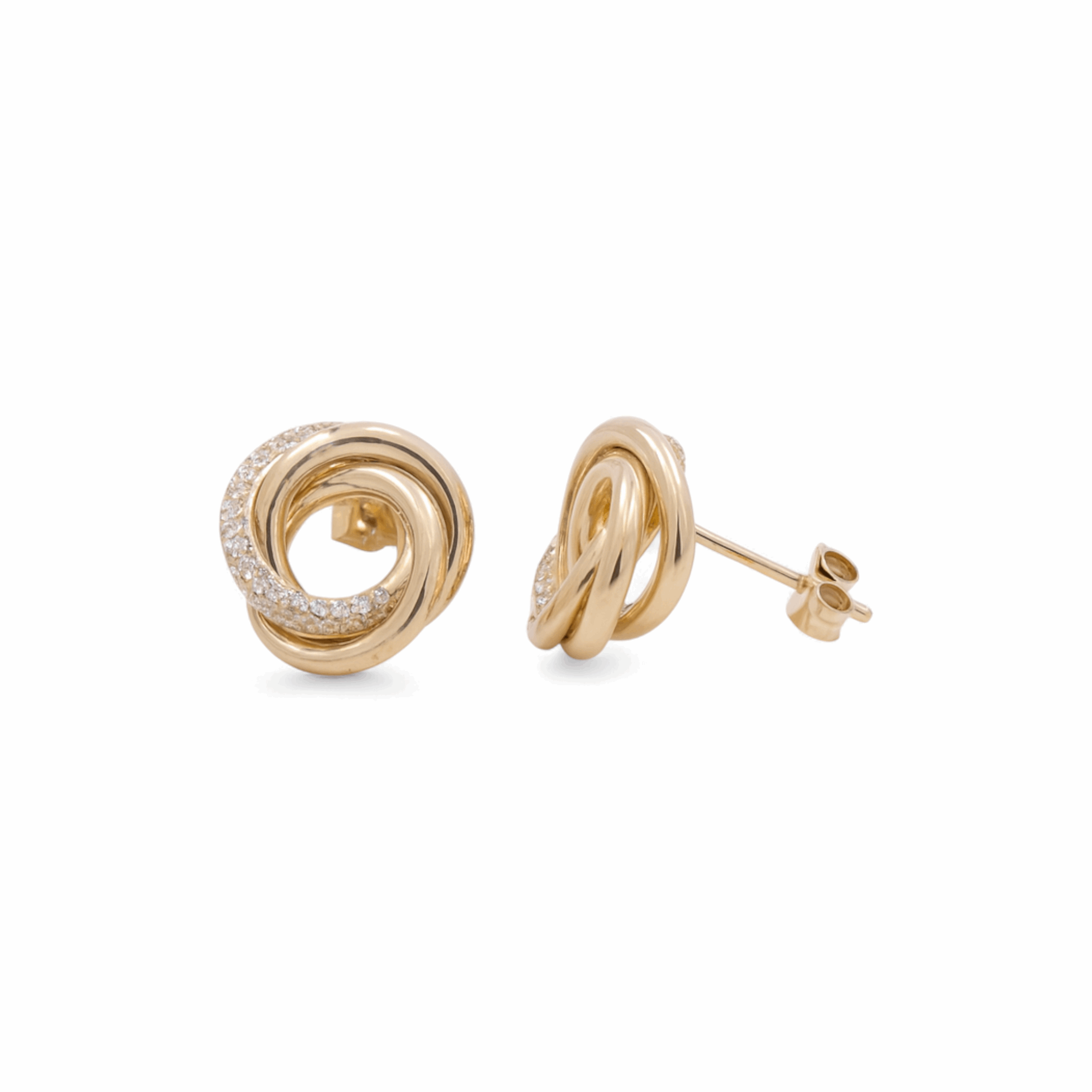 14K Yellow Gold  Nude Earrings