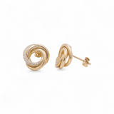 14K Yellow Gold  Nude Earrings