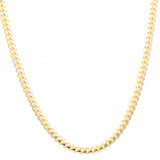10K Yellow Gold Cuban Link Men's Chain 24"