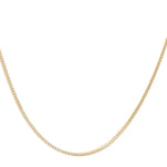 An elegant 10K Yellow Fashion Link Necklace by Miral Jewelry with a rectangular shape.