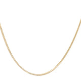 An elegant 10K Yellow Fashion Link Necklace by Miral Jewelry with a rectangular shape.