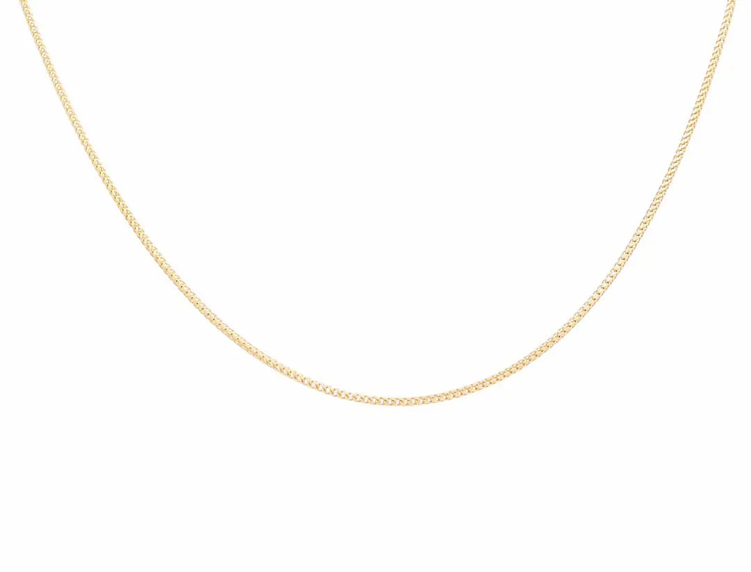 10K Women's Yellow Gold Franco Chain Miral Jewelry
