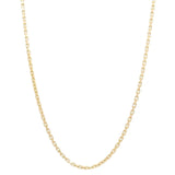 14K Yellow Gold Italian Link Chain Miral Jewelry