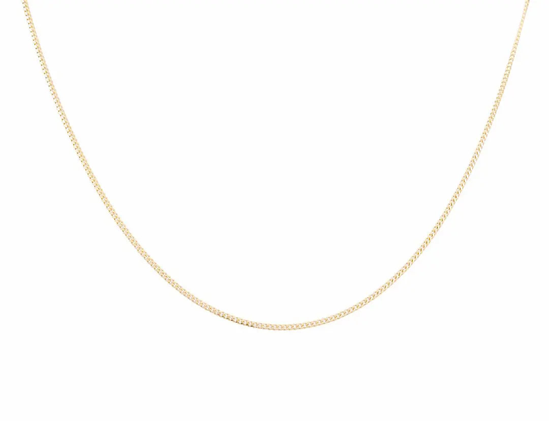 14K Yellow Gold Cuban Link Chain Miral Jewelry