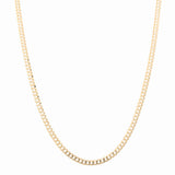 10K Yellow Gold Curb Chain 24"