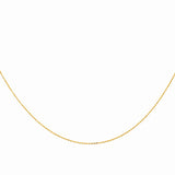 14K  Yellow Gold Bead Women's Chain 16"