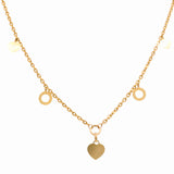 14k Yellow Gold  Fancy Link Women's Necklace