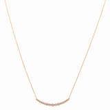 14K Yellow Gold Cz Necklaces