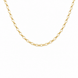 14k Yellow Gold Open Link Necklaces 16"