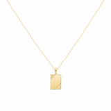 10k Yellow Gold Fancy Link Necklaces 18"