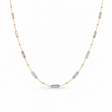14k Yellow Gold Fancy Link Necklace 19"