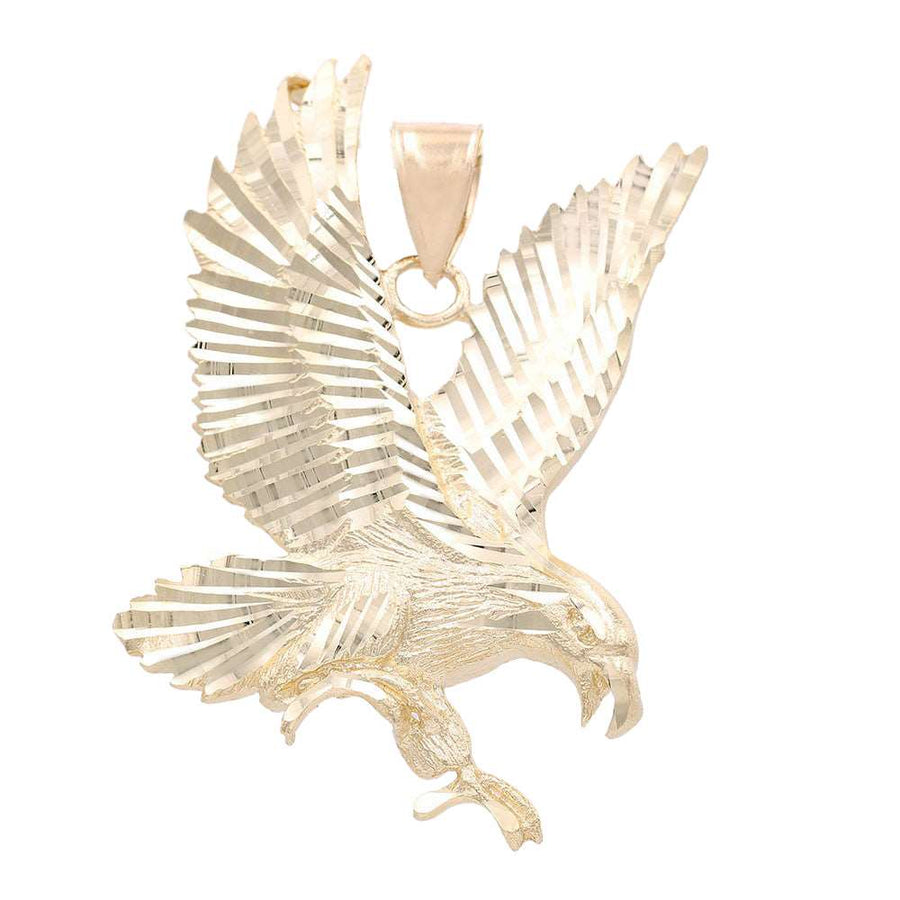 Yellow Gold 14k Fashion Eagle Pendant