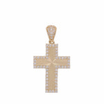 14K Yellow Gold Cross Pendant Miral Jewelry