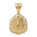 10K Yellow Gold Caridad del Cobre Unisex Pendant