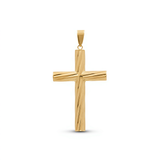 14K Yellow Gold  Cross Pendant